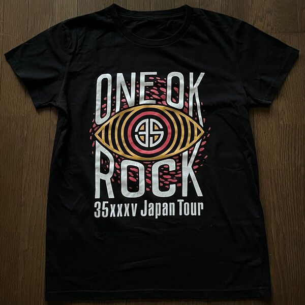 ワンオク ONE OK ROCK 35xxxv Japan Tour Tシャツ ブラック Lサイズ バックプリントあり