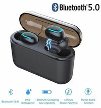 Bluetooth イヤホン 5.0進化版 完全 ワイヤレス IPX5防水 Bluetooth ヘッドセット 自動ON/OFF_画像1