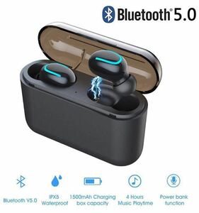 Bluetooth イヤホン 5.0進化版 完全 ワイヤレス IPX5防水 Bluetooth ヘッドセット 自動ON/OFF