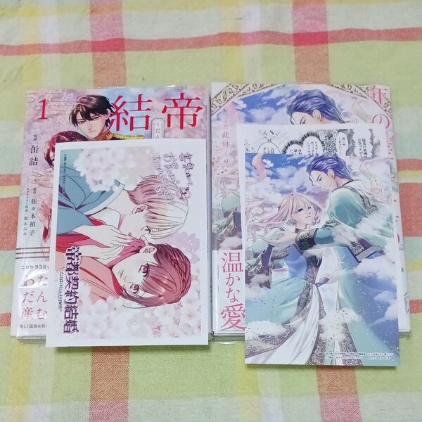 年の差十五の旦那様 辺境伯の花嫁候補 2巻/此林ミサ//帝都契約結婚 だんな様とわたしの幸せな秘密1 巻缶詰/漫画