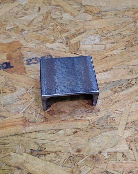 C型チャンネル 75 素材 作業台 DIY 金床 アンビル 鋼材 刻印 アウトドア 薪割り台