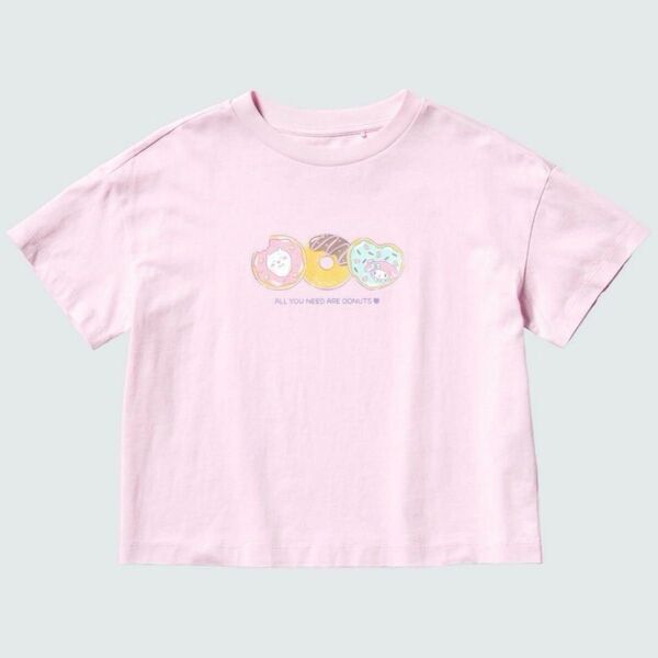 新品★ユニクロ ちいかわ × サンリオキャラクターズ:スイーツコレクション UT 半袖Tシャツ 160cm マイメロディ