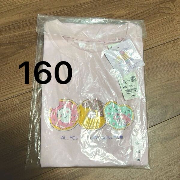 新品★ユニクロ ちいかわ × サンリオキャラクターズ:スイーツコレクション UT 半袖Tシャツ 160cm マイメロディ GU