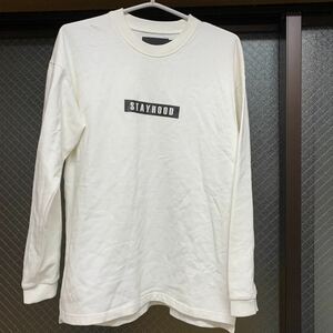 ジャックローズ　オーバー　サイズ　ビッグシルエット　ロングスリーブ　スウェット　トレーナー　長袖　Tシャツ　jack rose Mサイズ　白