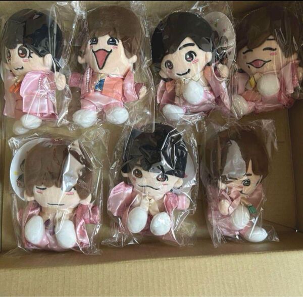 ちびぬい なにわ男子 ぬいぐるみ 7点セット コンプリート 初心LOVE 関ジュ マスコット 全種