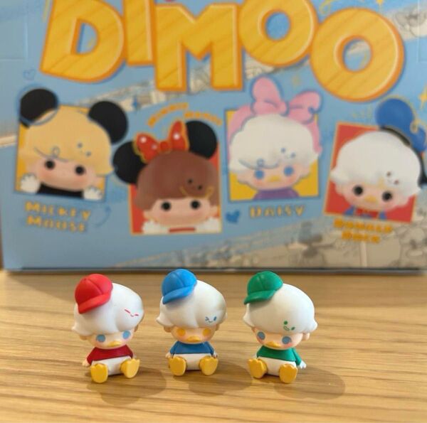 ヒューイ デューイ ルーイ POPMART DIMOO Disney POP BEAN DIMOO WORLD × DISNEY