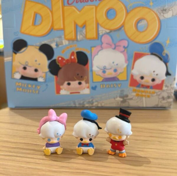 デイジー ドナルド スクルージ POPMART DISNEY POP BEAN DIMOO WORLD × DISNEY
