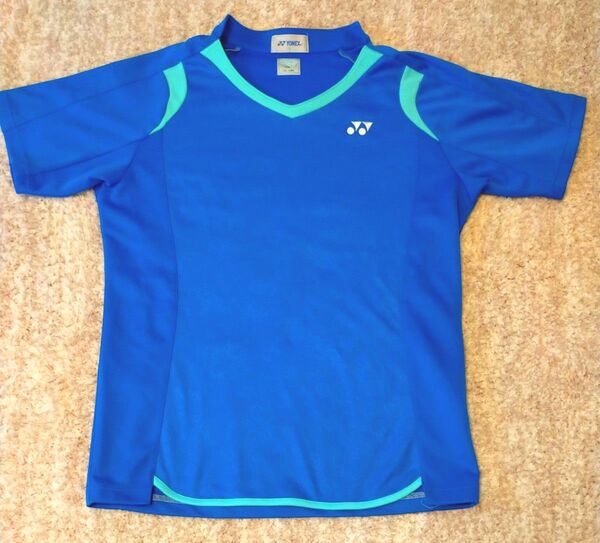 YONEX ゲームシャツ ブルー Lサイズ バドミントンウェア
