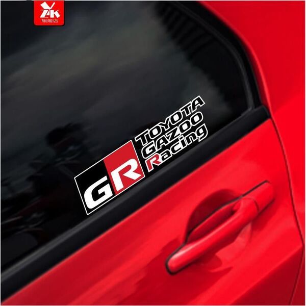 2枚セット【新製品】GR(TOYOTA GAZOO Rasing) ステッカーB
