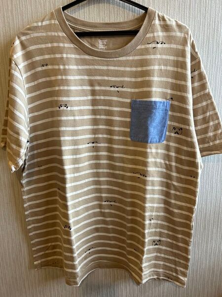 DesignTshirtsStore graniph ボーダーTシャツ パンダ グラニフ
