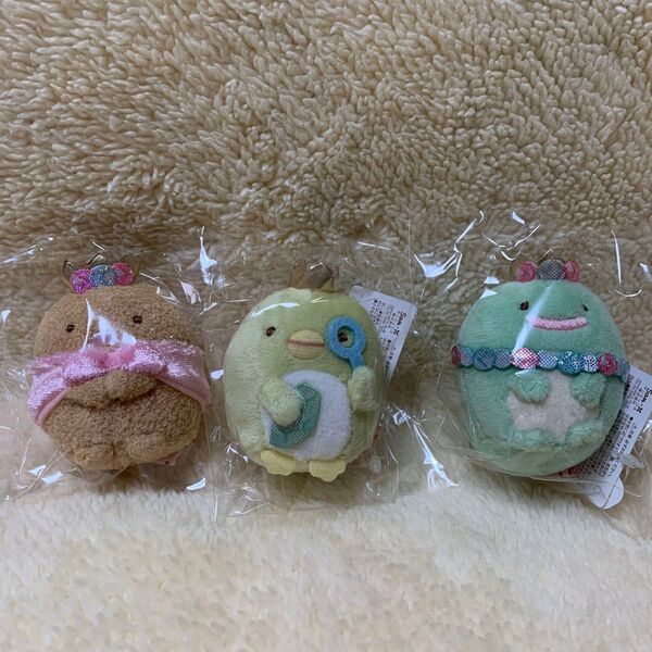 すみっコぐらし もぐらのおうち てのりぬいぐるみ とんかつ ぺんぎん とかげ本物