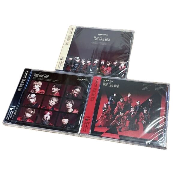 BLACK IRIS That That That メジャーセカンドシングル TYPE-A B C セット 新品未開封 CD