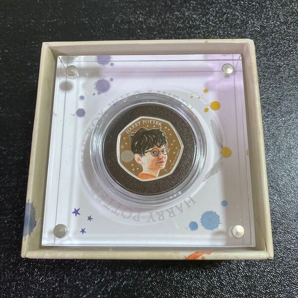 イギリス 銀貨 シルバー ハリーポッター 銀貨 エリザベス女王 クイーン ハリー 25周年記念 イギリス 英国 ロイヤルミント