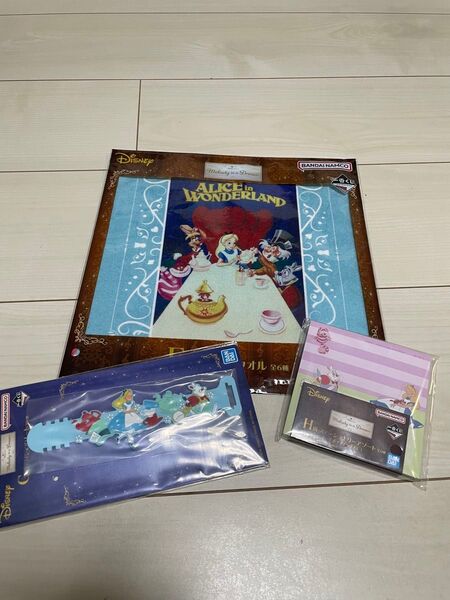 ディズニー 一番くじ Melody in a Dream アリス 3点セット F賞 G賞 H賞