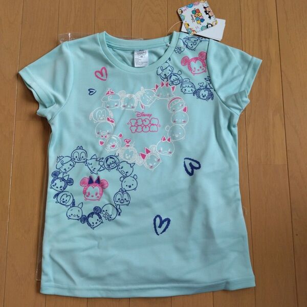 女の子 半袖 Tシャツ ディズニー ツムツム 140 吸水速乾 UVカット