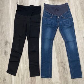 マタニティパンツ 2点セット