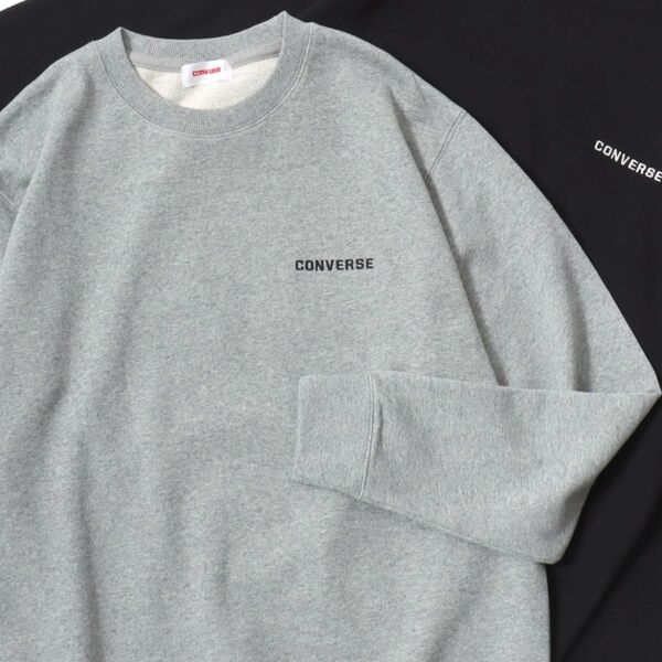 ☆値下げ相談受けます☆CONVERSE トレーナー グレー 古着 ワンポイントロゴ スウェット スポーツ ブランド