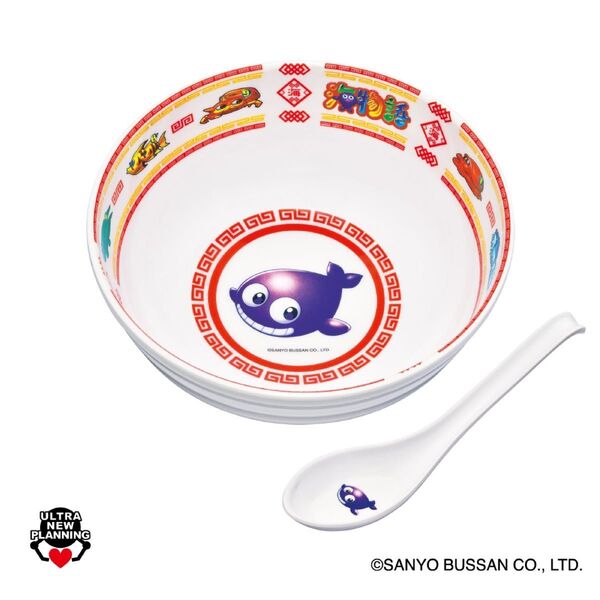 海物語 ラーメンどんぶり&レンゲセット
