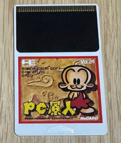 PC原人 HuCARD PCエンジン レトロゲーム 美品
