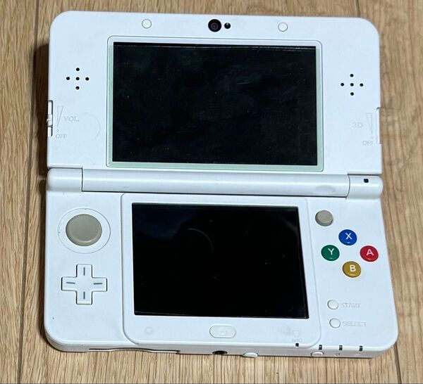 NEWニンテンドー3DS 本体 ホワイト 動作確認済 スーパーキノコプレート