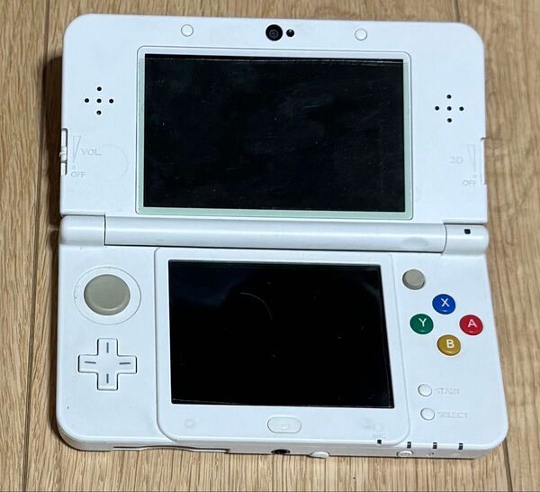 NEWニンテンドー3DS 本体 ホワイト 動作確認済 スーパーキノコプレート
