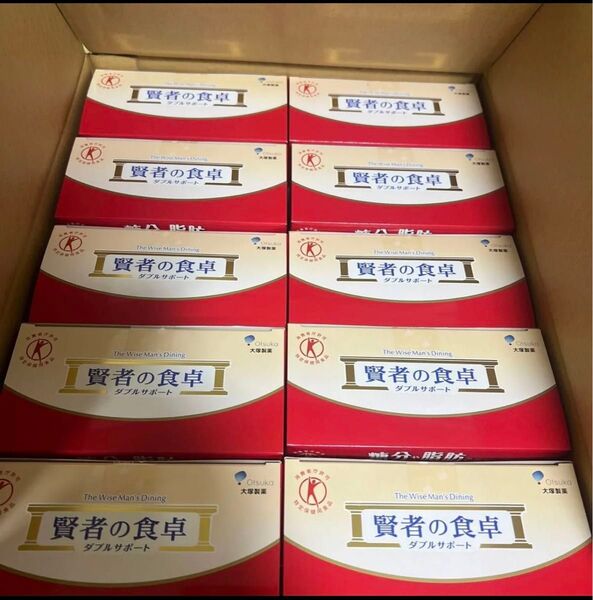大塚製薬 賢者の食卓 ダブルサポート (6g×30包)×10箱 特保