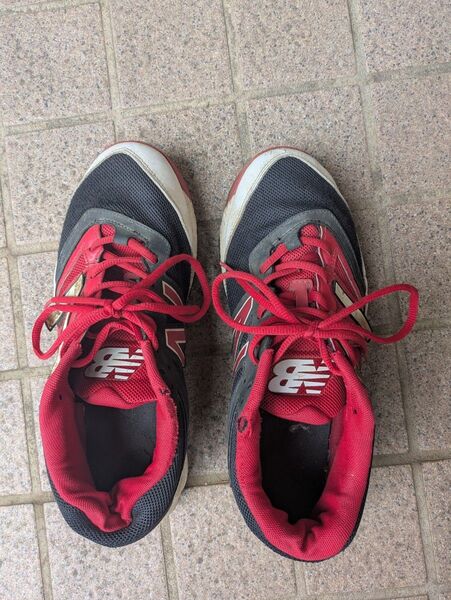 ニューバランス Newbalance 野球用トレーニングシューズ T4040BR3 26.5cm ブラック レッド