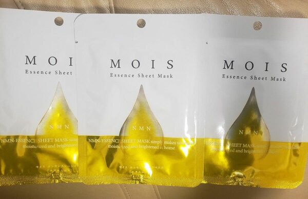 新品 MOIS モイス エッセンスシートマスク NMN 艶肌 25ml 3枚セット