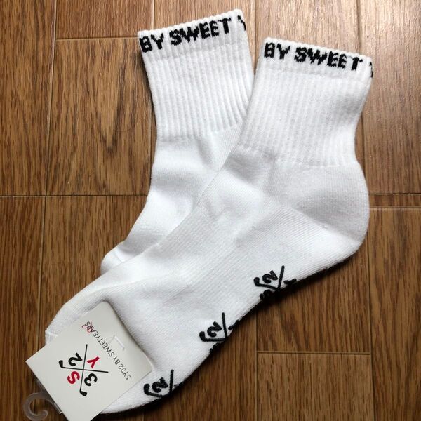 SY32 by SWEET YEARS ソックス 靴下 白 ホワイト フリーサイズ 新品 未使用
