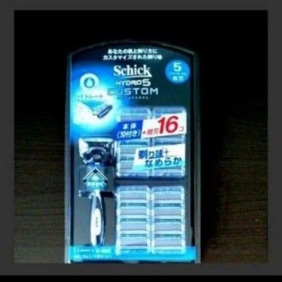 シック ハイドロ 5 カスタム Schick HYDRO5 CUSTOM 本体(刃付き) + 替刃16個 コストコ