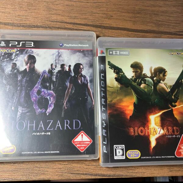 PS3 バイオハザード6&5 2本セット