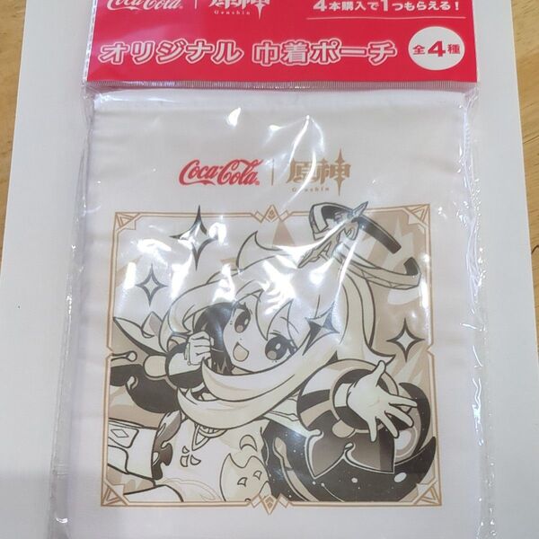 コカコーラ 原神 オリジナル巾着ポーチ パイモン