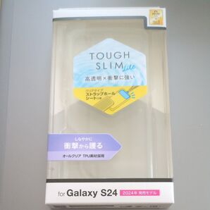 ELECOM Galaxy S24 (SC-51E) ケース ソフト 衝撃吸収 ストラップホール付 クリア