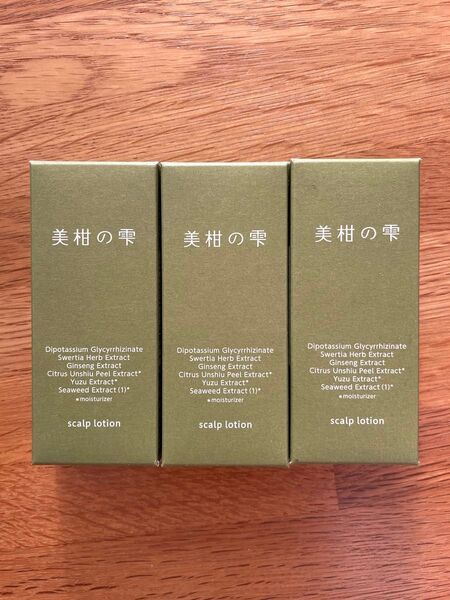 育毛剤 大正製薬 美柑の雫 3セット 薬用 ローション