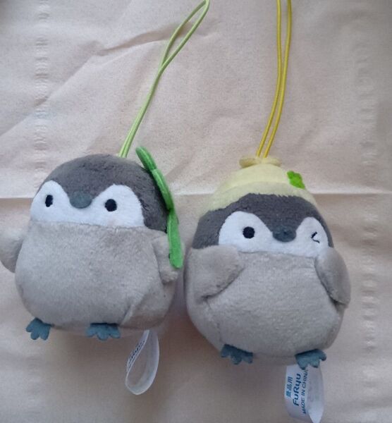 コウペンちゃん ペンギン マスコット 2個セット コウペンちゃんグッズ 非売品