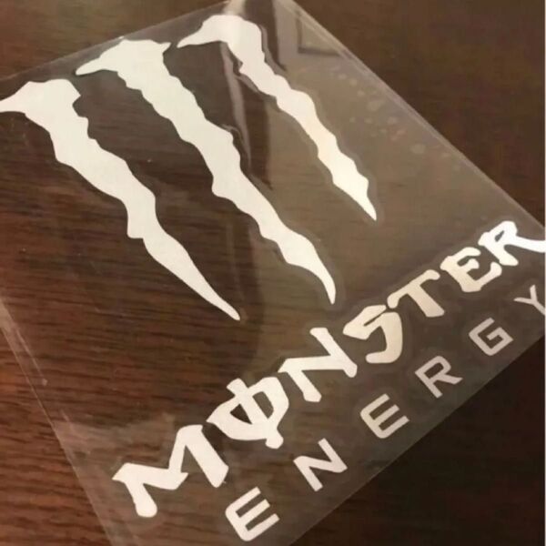 モンスターエナジー ヘルメット スノーボード ステッカー パールシルバー レア 在庫僅か 人気