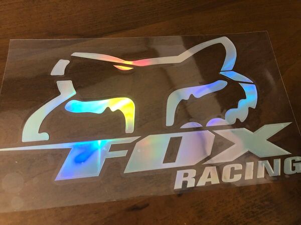 リアガラス バイク マウンテンバイク FOX カーステッカー スノボステッカー 大きいサイズ 20cm11cm