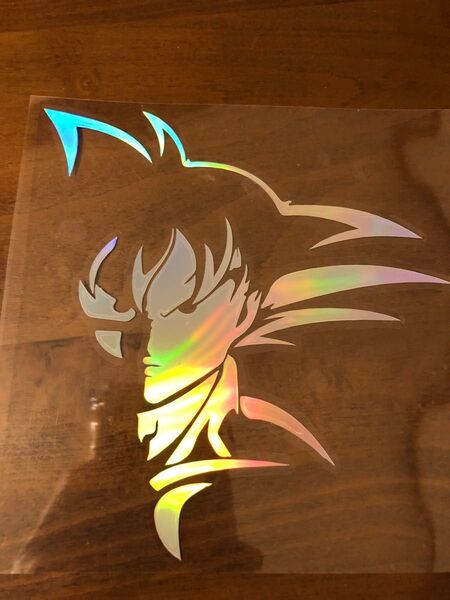 ドラコンボール 孫悟空 烏山先生 永遠に メッキステッカー大きいサイズ ヘルメット スノーボード 在庫僅か