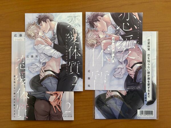 BLコミック 近藤旭 恋愛体質 特典 リーフレット 小冊子