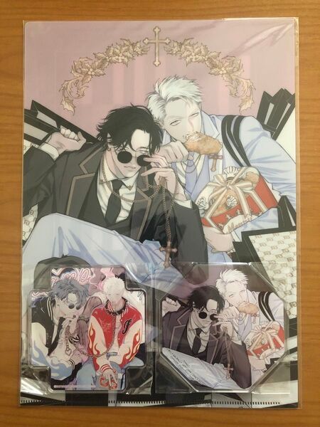 BL ビリー・バリバリー FANGS コミコミポイント アクリルコースター クリアファイル