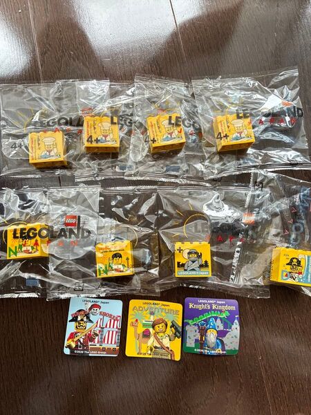 レゴランド限定 未開封ブロック8個 ステッカー LEGO