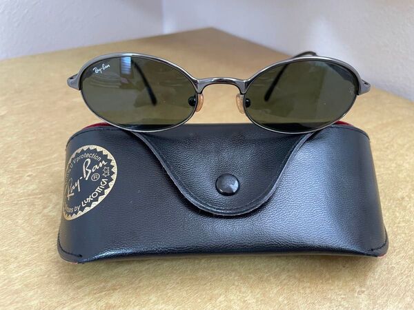 Ray-Ban サングラス オーバル メタルフレーム グリーン系 RB3103