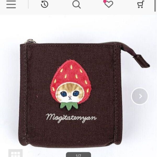 モフサンド 猫 猫好き 新品未使用 ポーチ 小物入れ 苺 ポップアップ