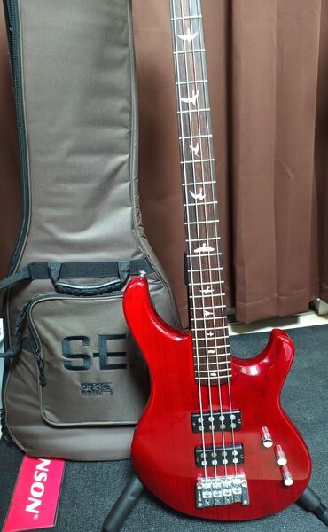 PRS SE Kingfisher ベース レッド