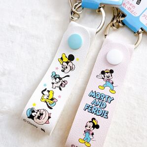 ミッキー ディズニー ループキーホルダー カチューシャホルダー 2個セット