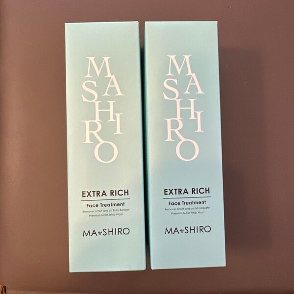 マシロ エキストラリッチ フェイストリートメント 2本 洗い流すパック MASHIRO