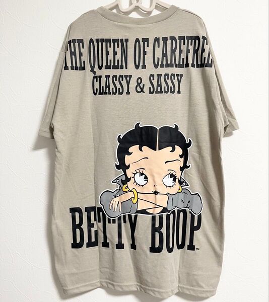 新品未使用 BettyBoop ベティ・ブープ 半袖 Tシャツ ベージュ M