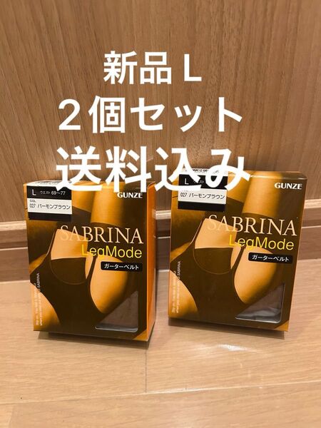 【新品⑤】日本製グンゼ ガーターベルト SABRINA L 2個セット