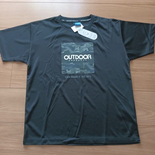 キッズ OUTDOOR アウトドア Tシャツ 160 黒 未使用 男の子 半袖