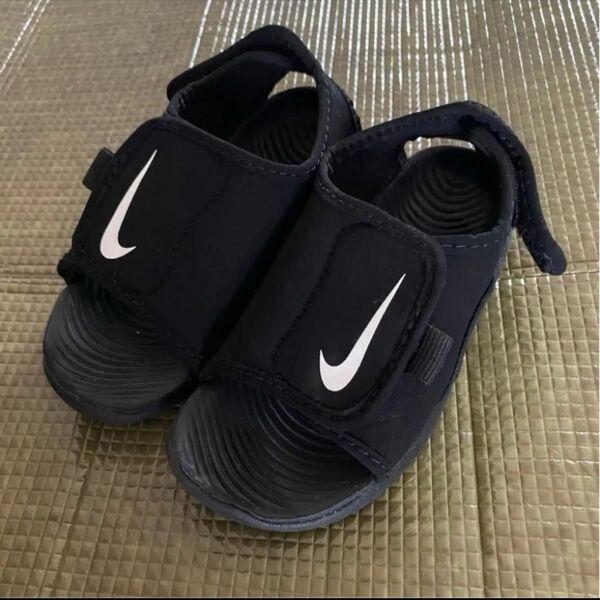 【15cm】NIKE サンダル ブラック ナイキ キッズ 靴